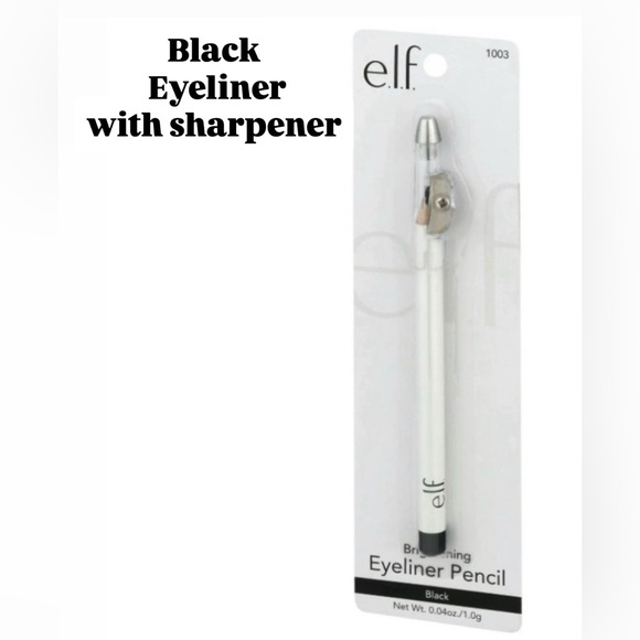 Elf brightening eyeliner pencil black with sharpener - Picture 1 of 4